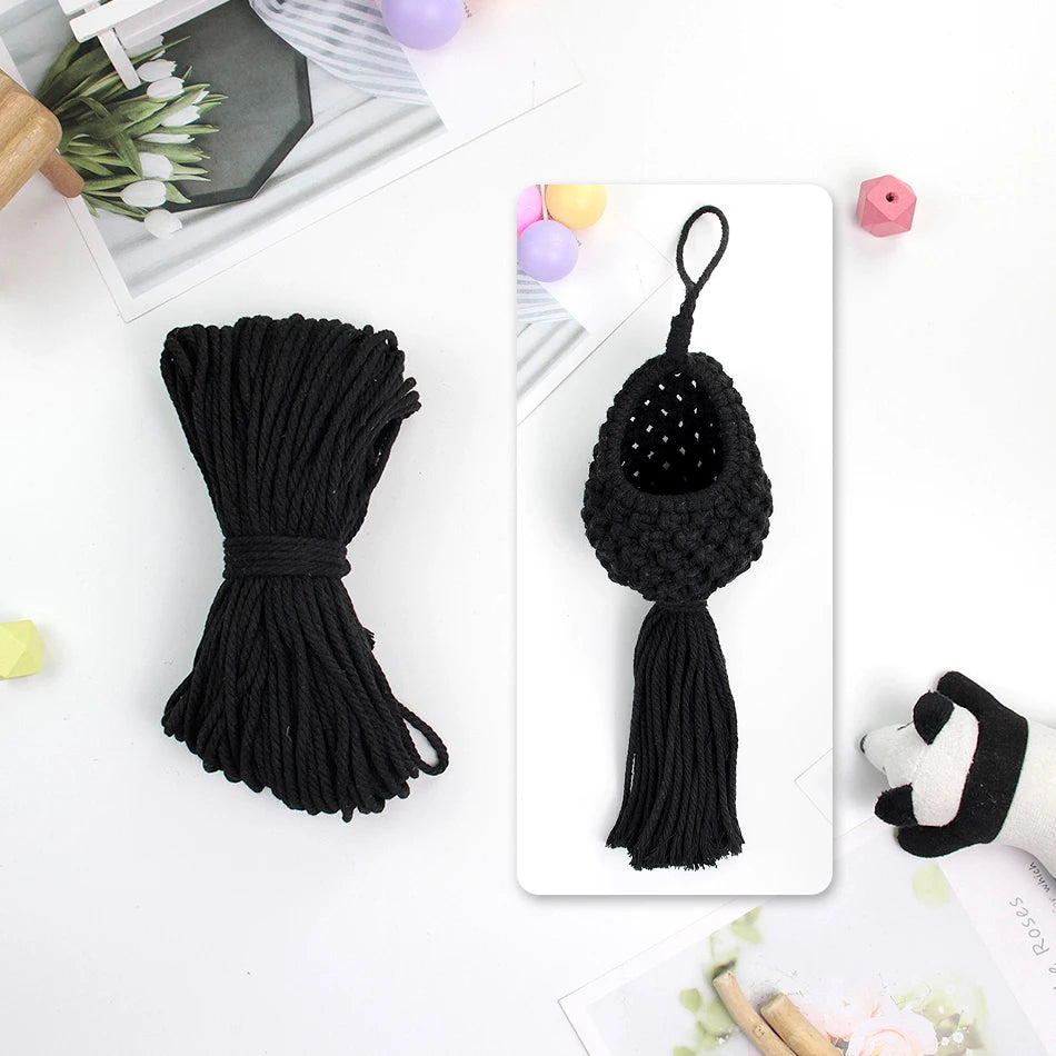 DIY Plant Hanging Basket Macrame Kit