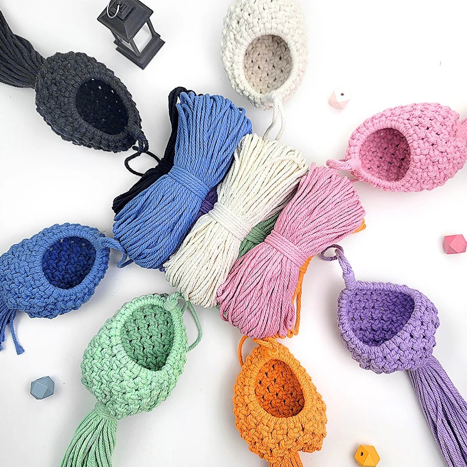 DIY Plant Hanging Basket Macrame Kit