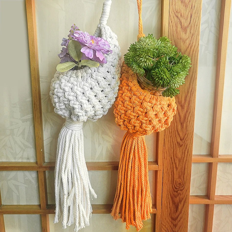 DIY Plant Hanging Basket Macrame Kit