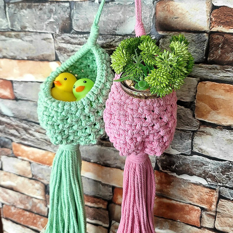DIY Plant Hanging Basket Macrame Kit
