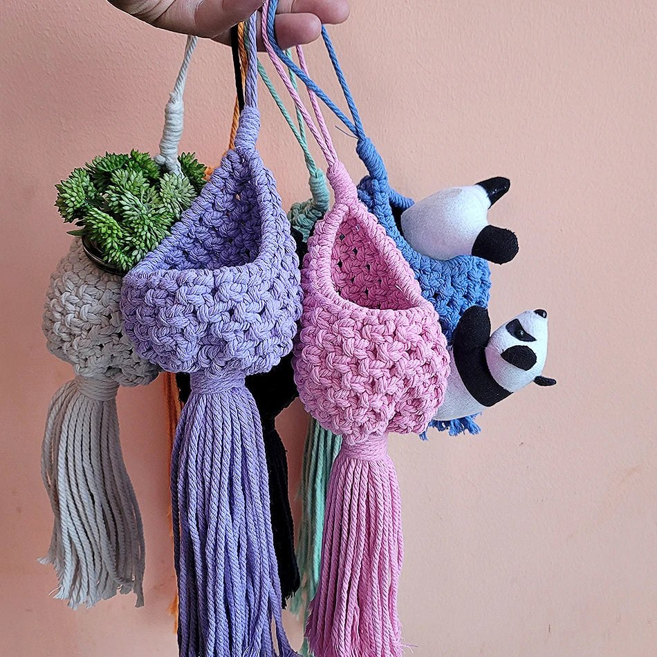 DIY Plant Hanging Basket Macrame Kit