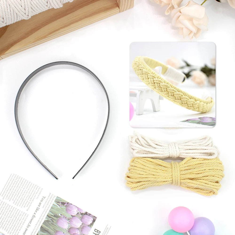 DIY Platted Hair Band Macrame Kit