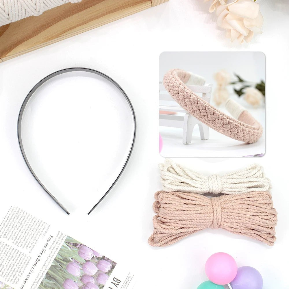 DIY Platted Hair Band Macrame Kit