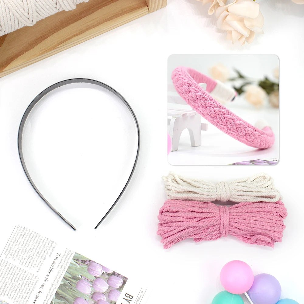 DIY Platted Hair Band Macrame Kit