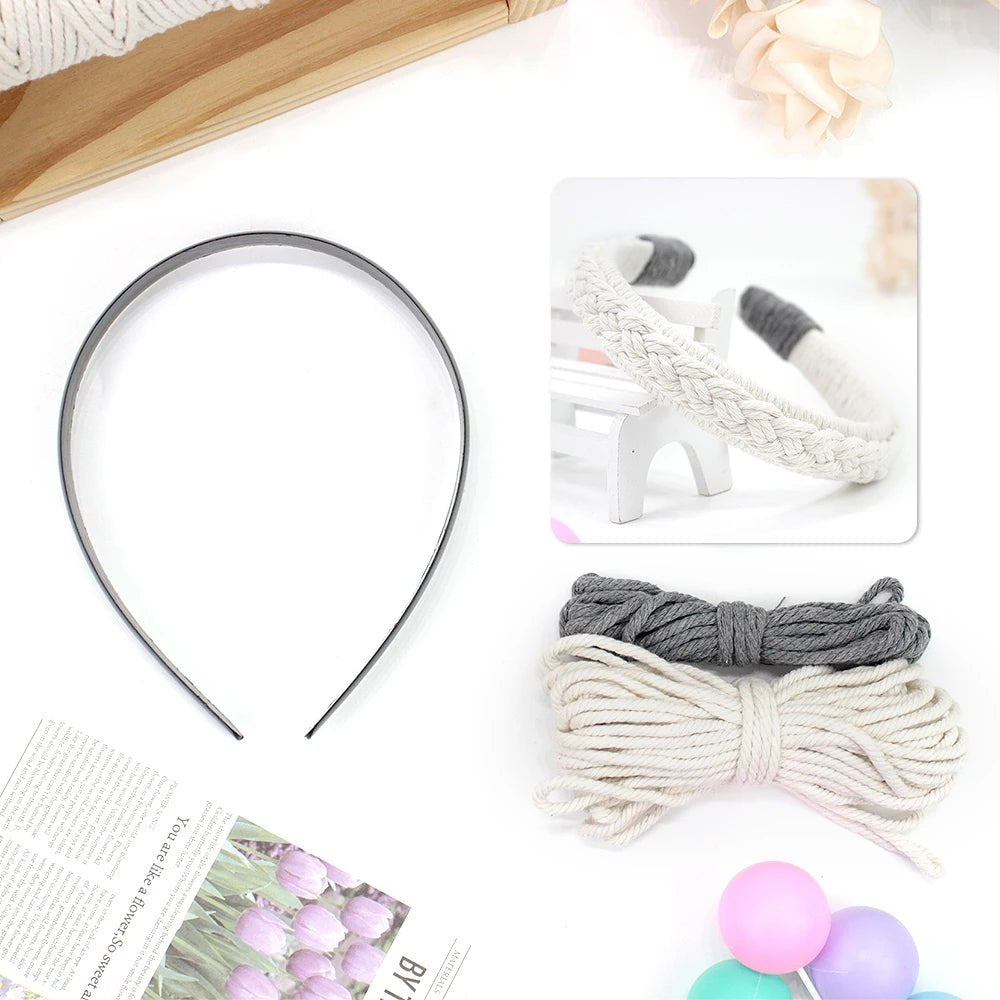 DIY Platted Hair Band Macrame Kit