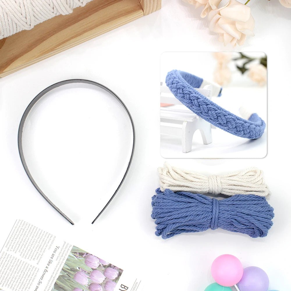 DIY Platted Hair Band Macrame Kit