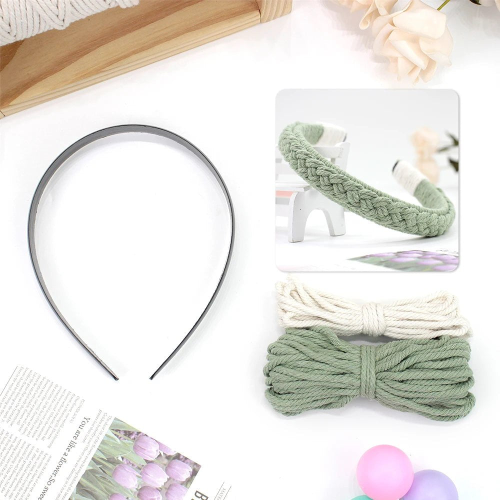 DIY Platted Hair Band Macrame Kit