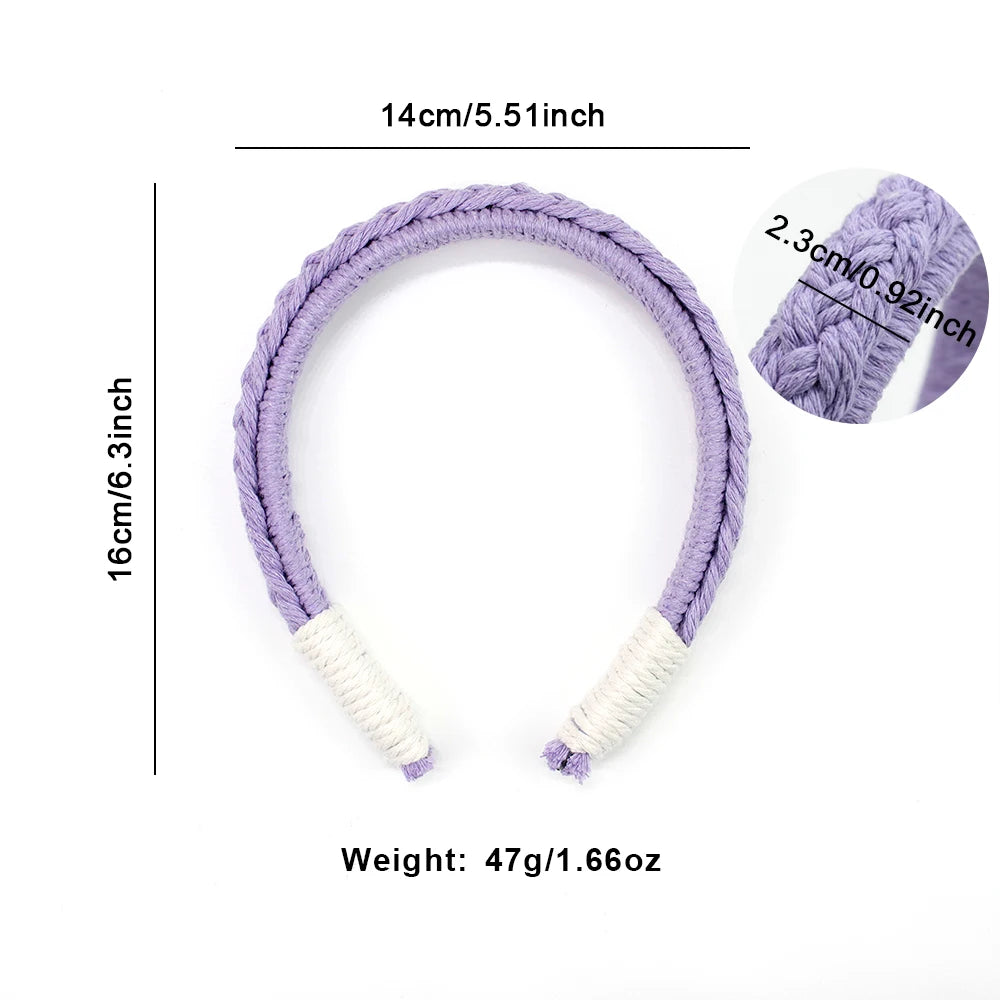 DIY Platted Hair Band Macrame Kit