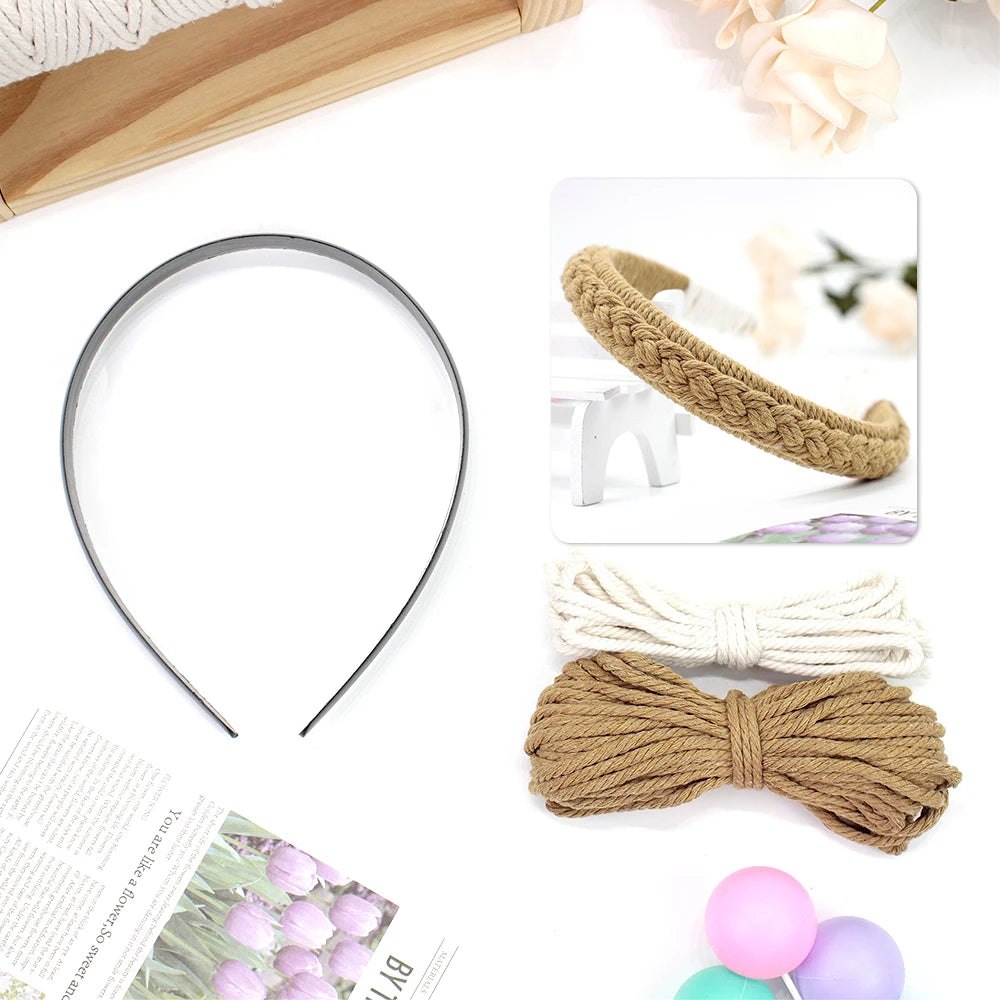 DIY Platted Hair Band Macrame Kit