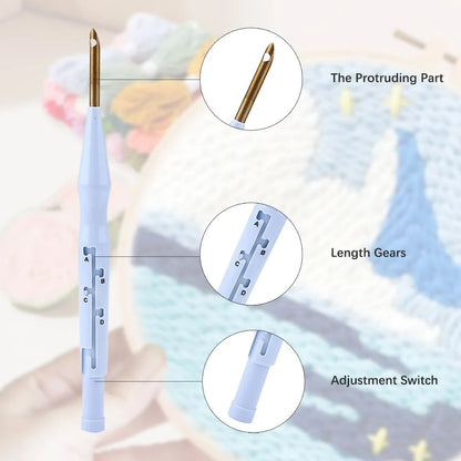 DIY Punch Needle Starter Kit For Beginners - Modern Lady