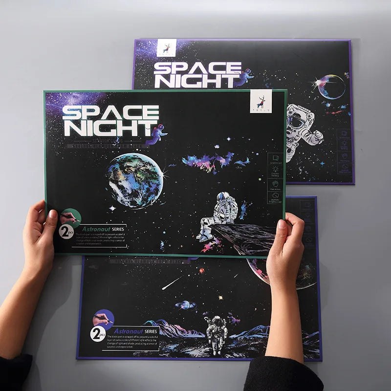 DIY Scratch Painting Art 40.5cm x 28.5cm - Nightscape Series