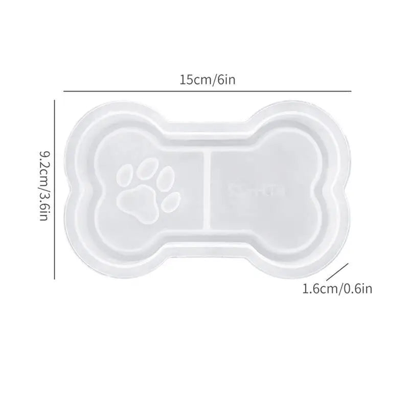 DIY Silicone Mould Dog Bone Cat Claw Trinket Tray