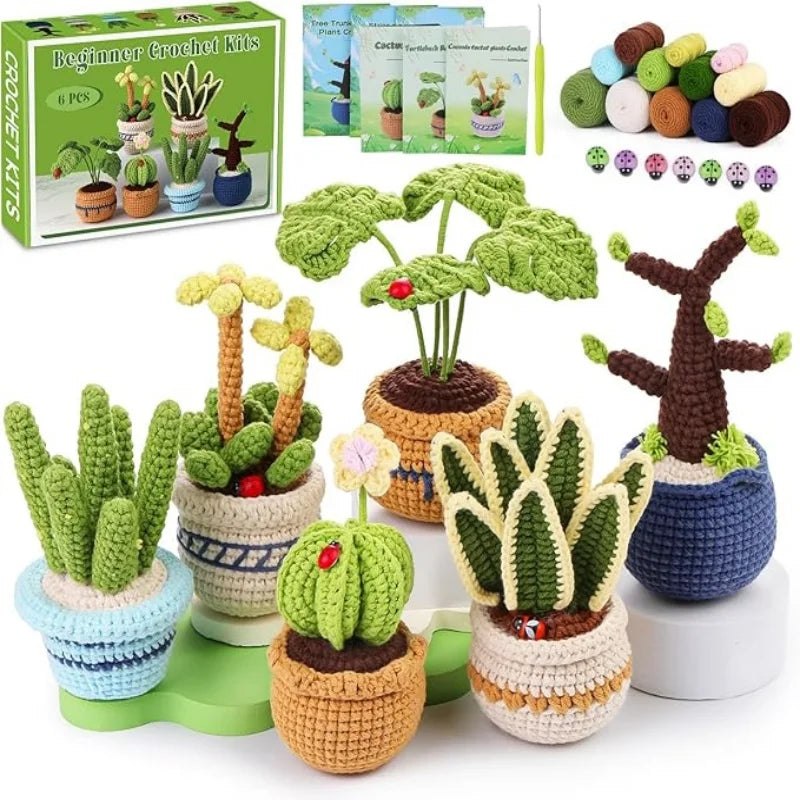 DIY Succulents Plants Crochet Kit