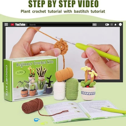 DIY Succulents Plants Crochet Kit