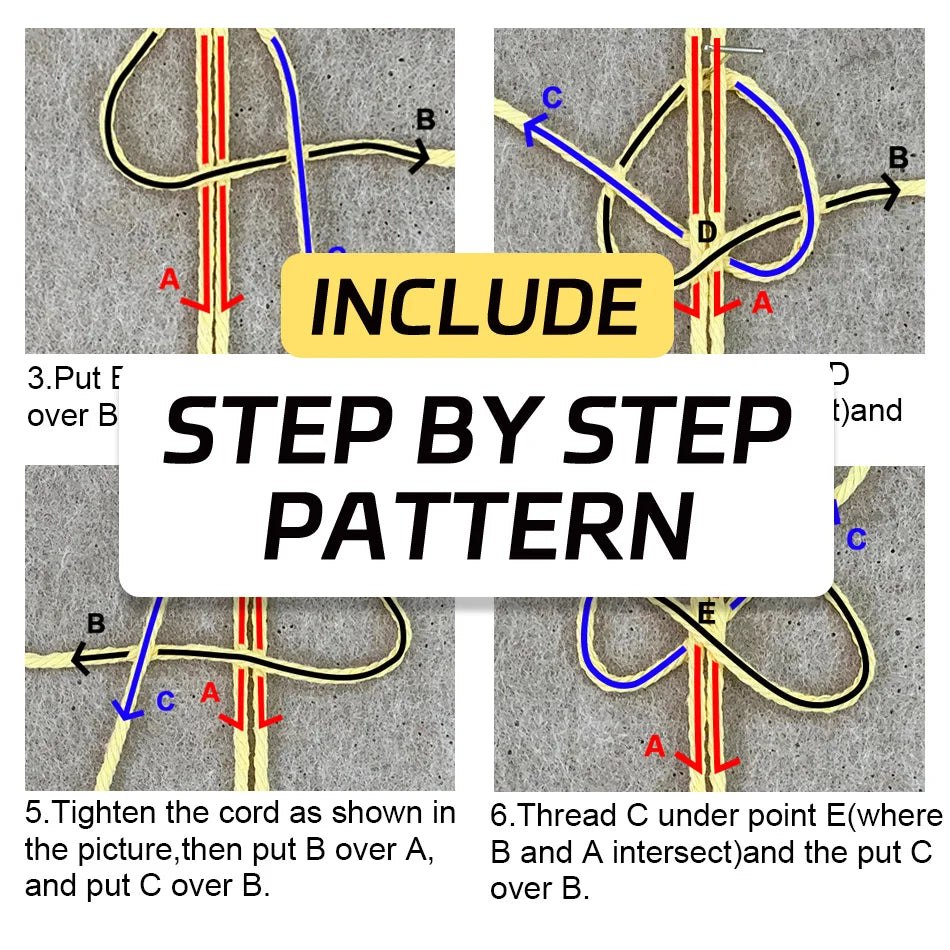 DIY Tassel Bag Macramé Kit
