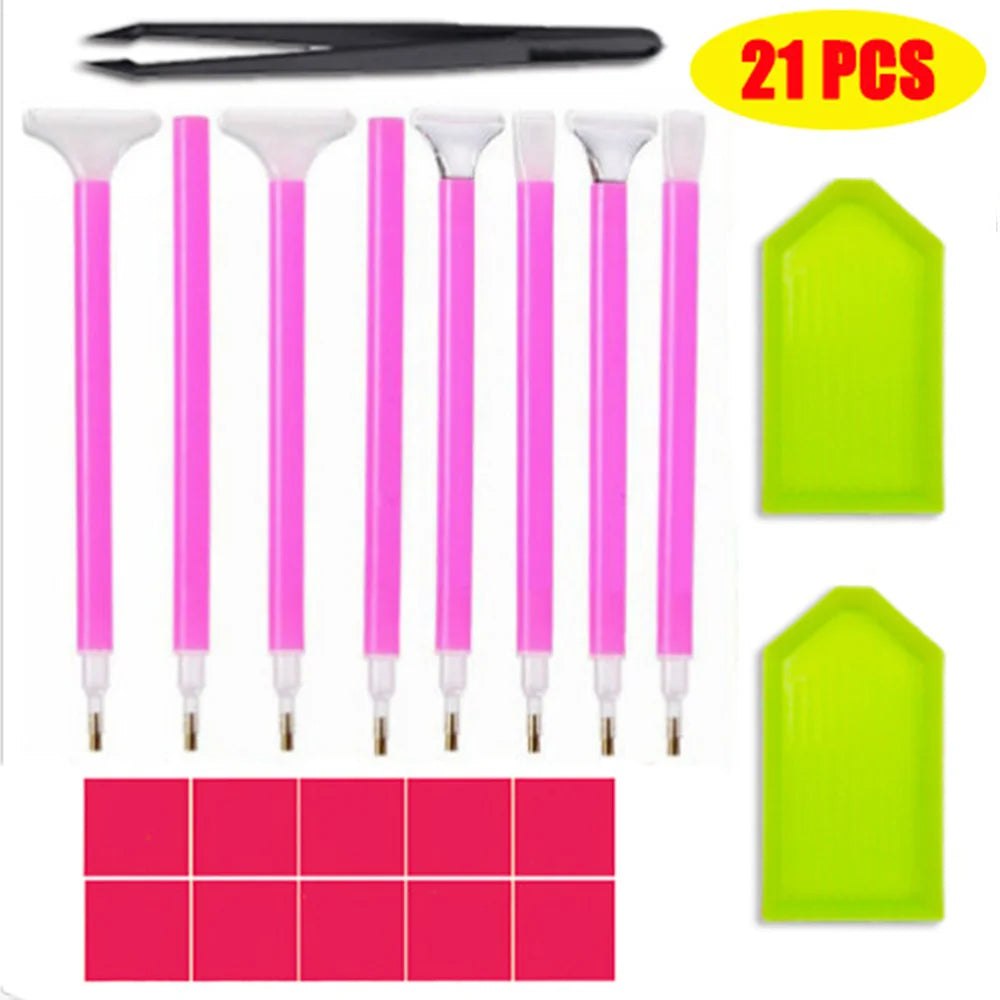 Diamond Painting Accessories Tool Kit - 21pcs – Craft Outlet Australia