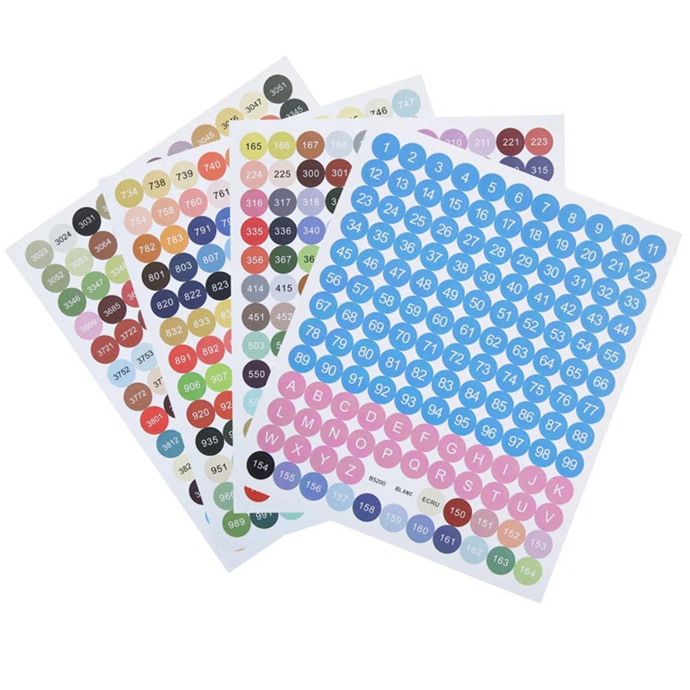 Diamond Painting Coloured Sticker Labels - 447 DMC – Craft Outlet Australia
