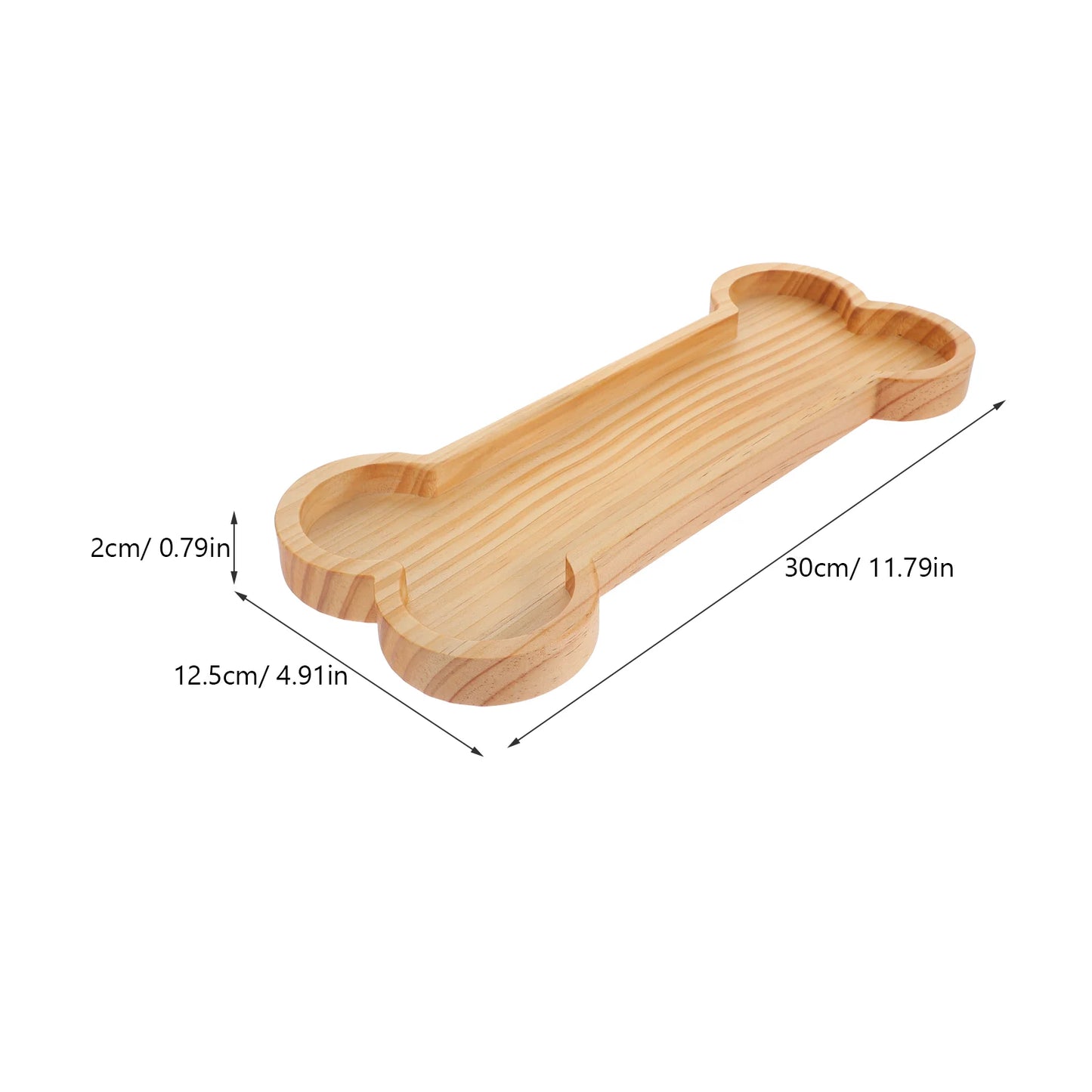 Dog Bone Wooden Tray Blank