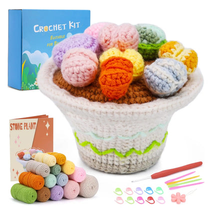 Easter Egg Basket Beginner Crochet Kit