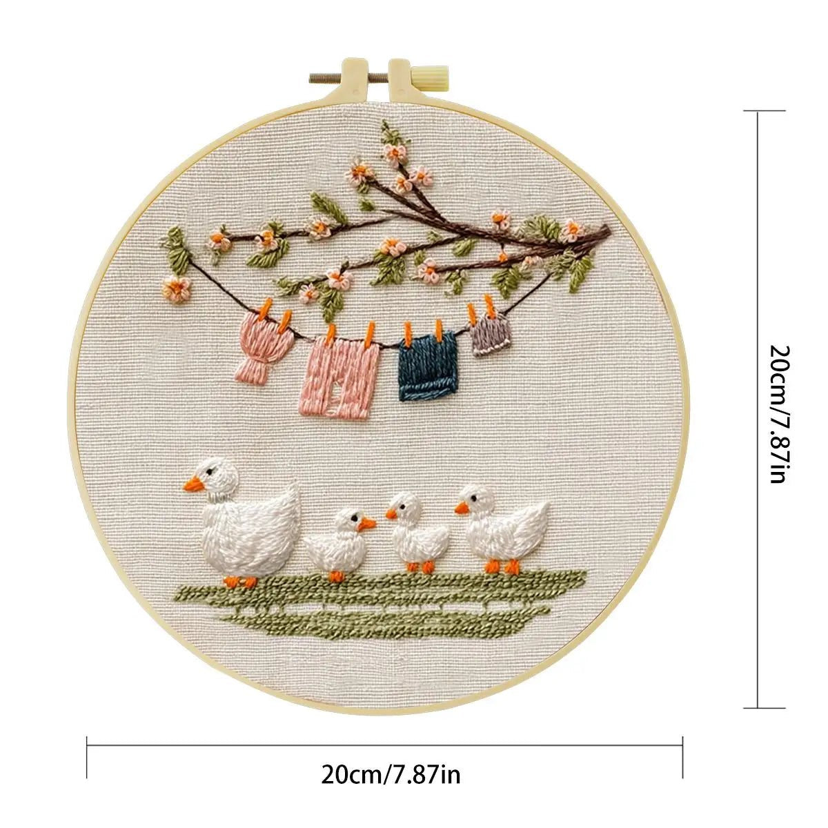 Embroidery DIY Starter Kit - 4 Little Ducks