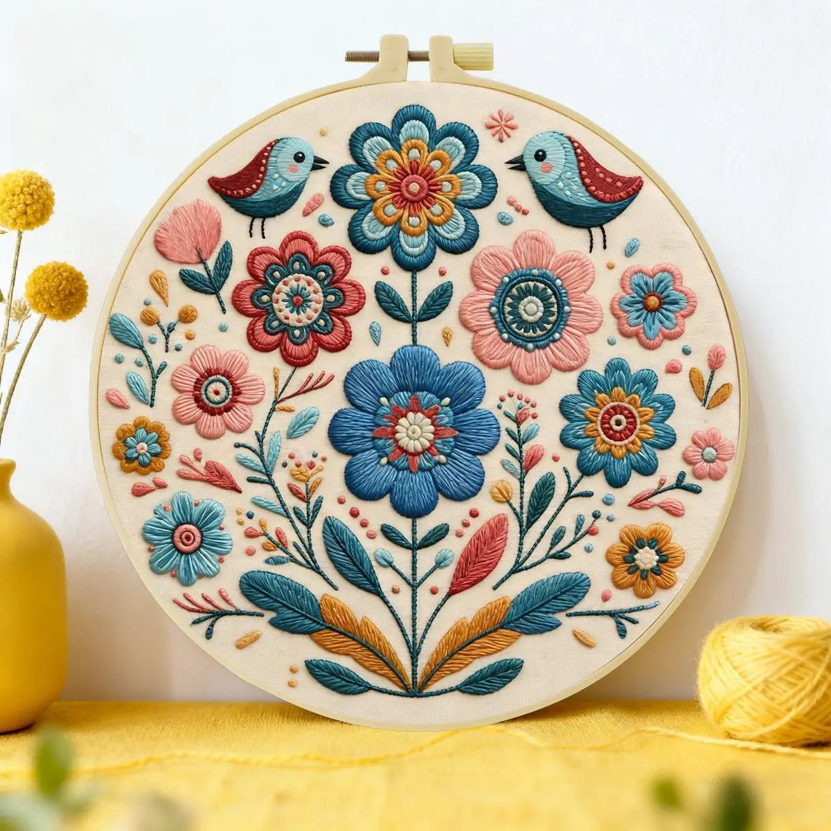 Embroidery DIY Starter Kit - Boho Birds