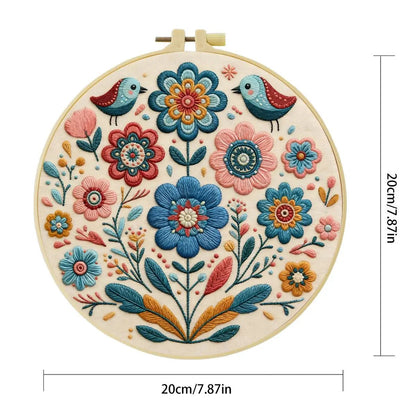 Embroidery DIY Starter Kit - Boho Birds