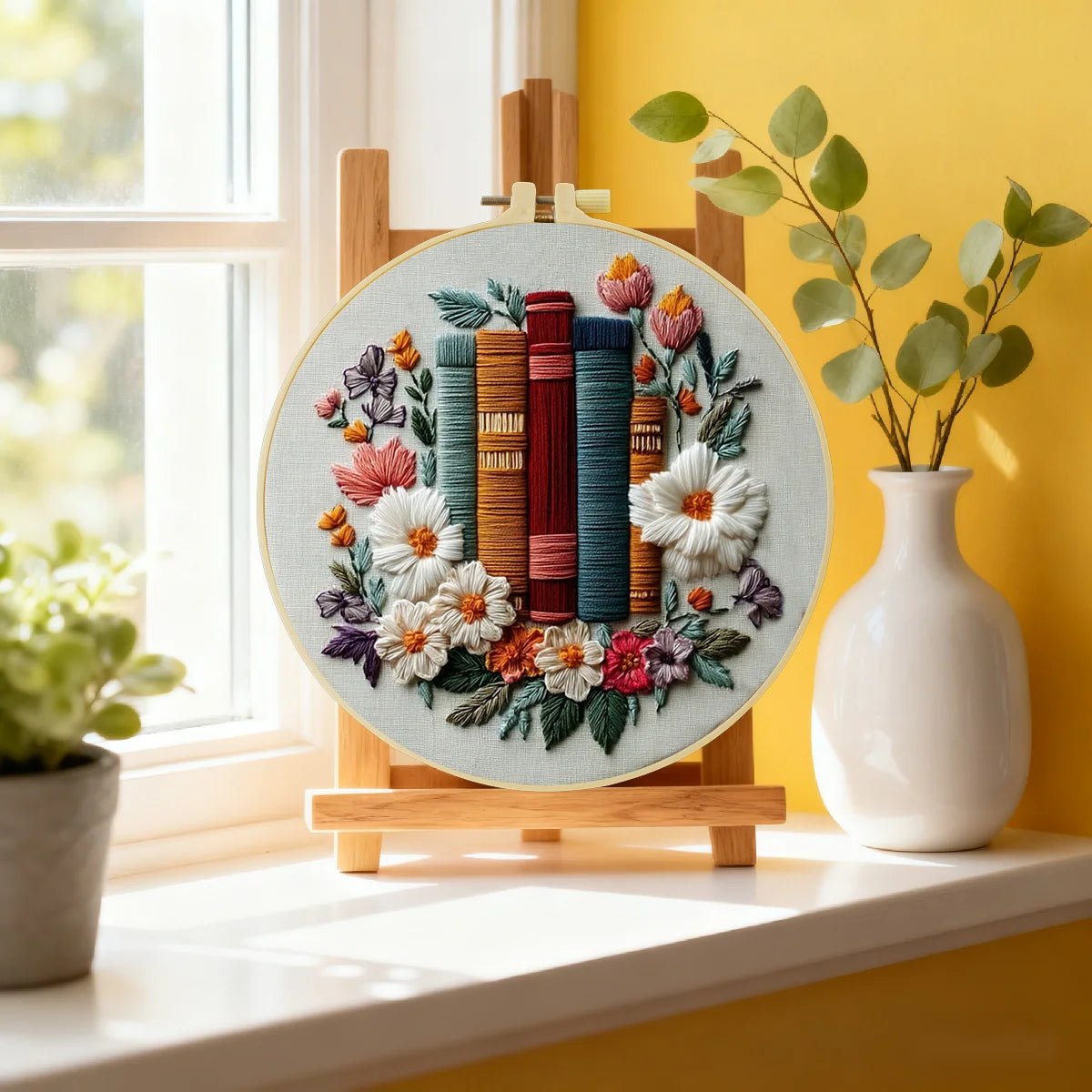 Embroidery DIY Starter Kit - Book Lover