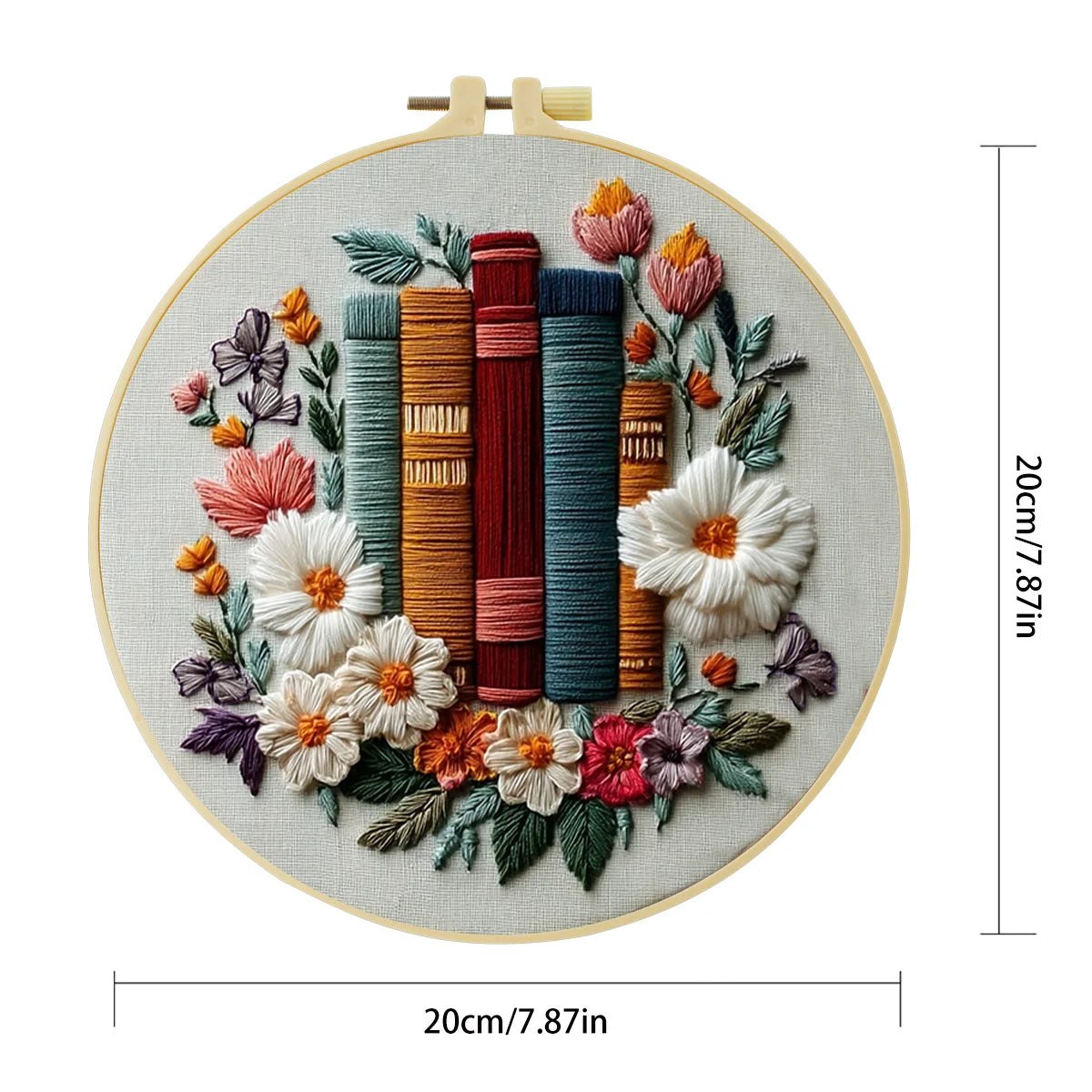 Embroidery DIY Starter Kit - Book Lover