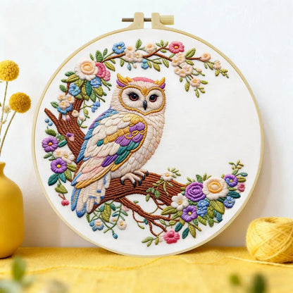 Embroidery DIY Starter Kit - Bridgerton Owl