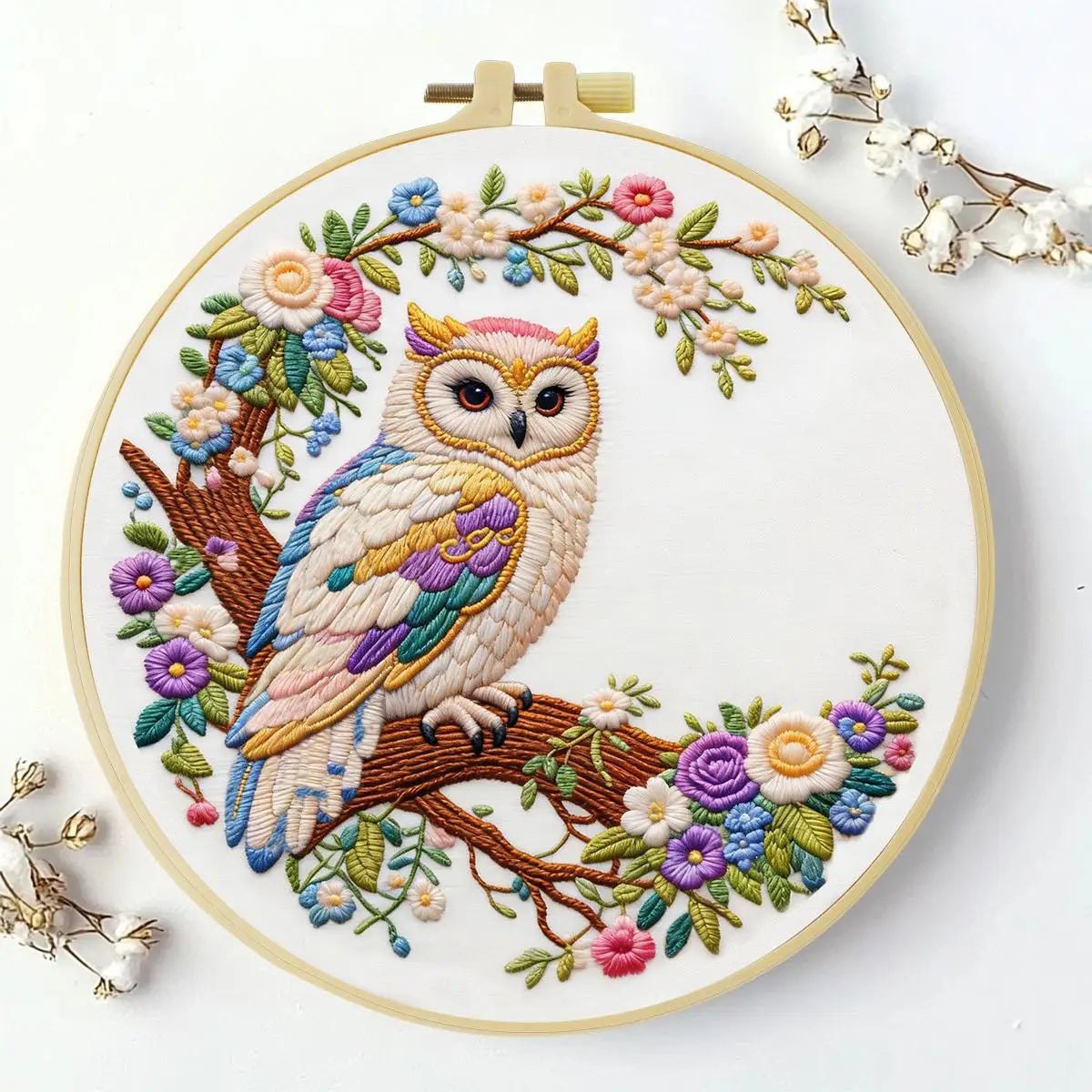 Embroidery DIY Starter Kit - Bridgerton Owl