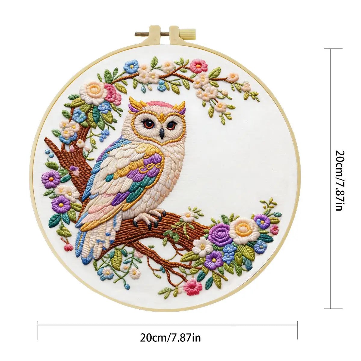 Embroidery DIY Starter Kit - Bridgerton Owl