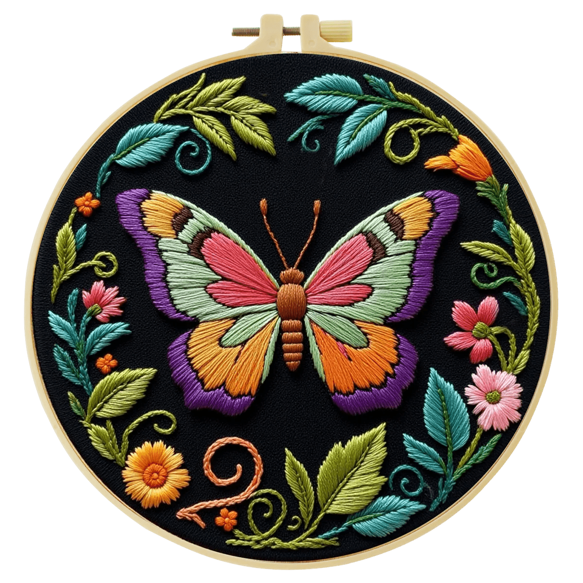 Embroidery DIY Starter Kit - Butterfly Beauty