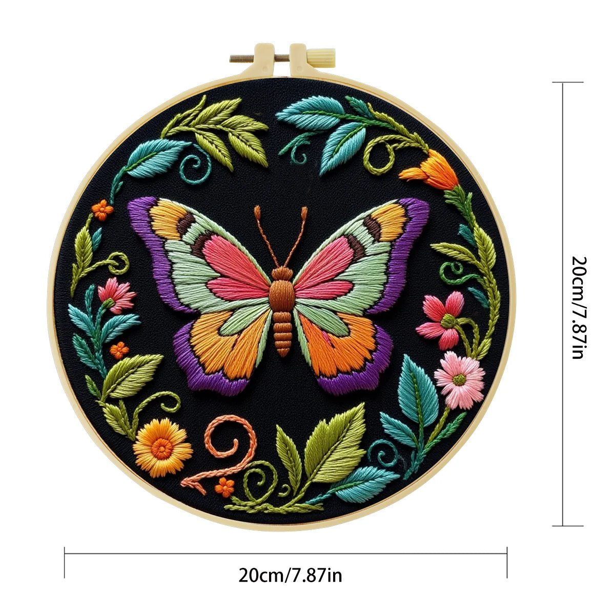 Embroidery DIY Starter Kit - Butterfly Beauty