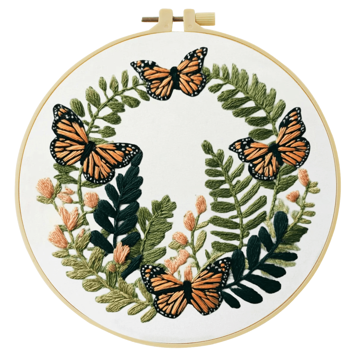 Embroidery DIY Starter Kit - Butterfly Garland