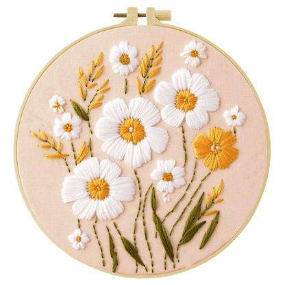 Embroidery DIY Starter Kit - Dashing Daisies
