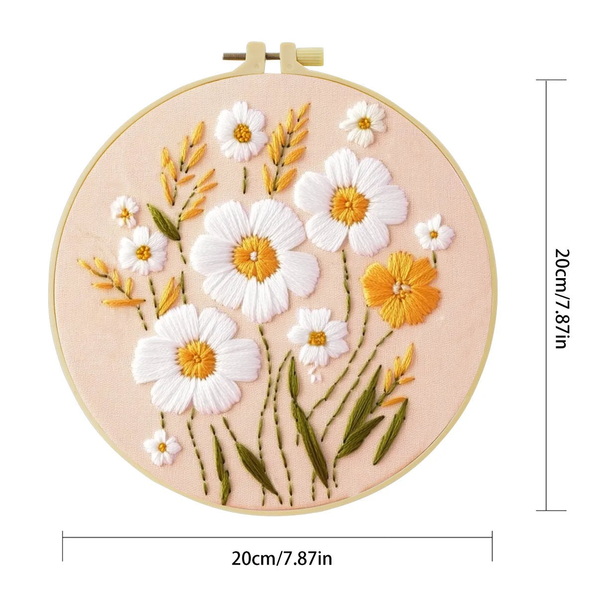 Embroidery DIY Starter Kit - Dashing Daisies