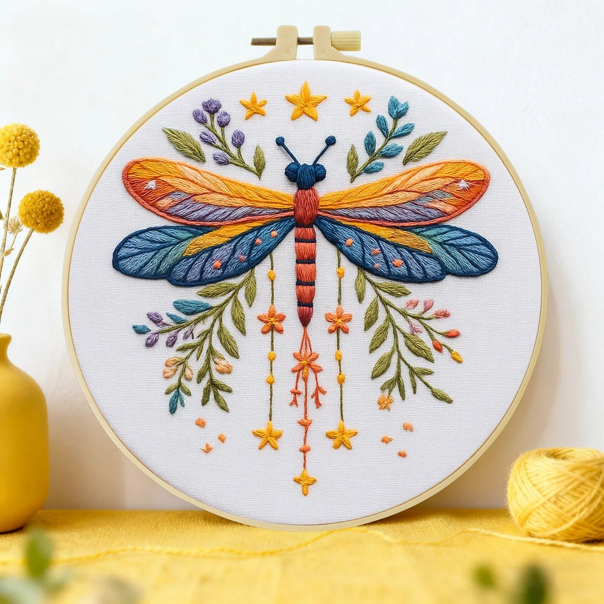 Embroidery DIY Starter Kit - Dragonfly
