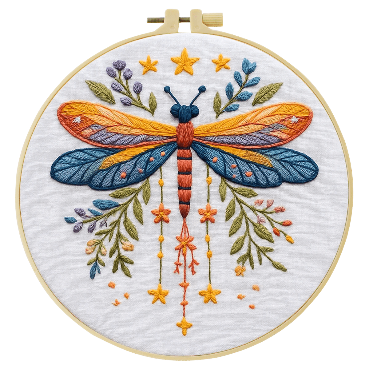 Embroidery DIY Starter Kit - Dragonfly