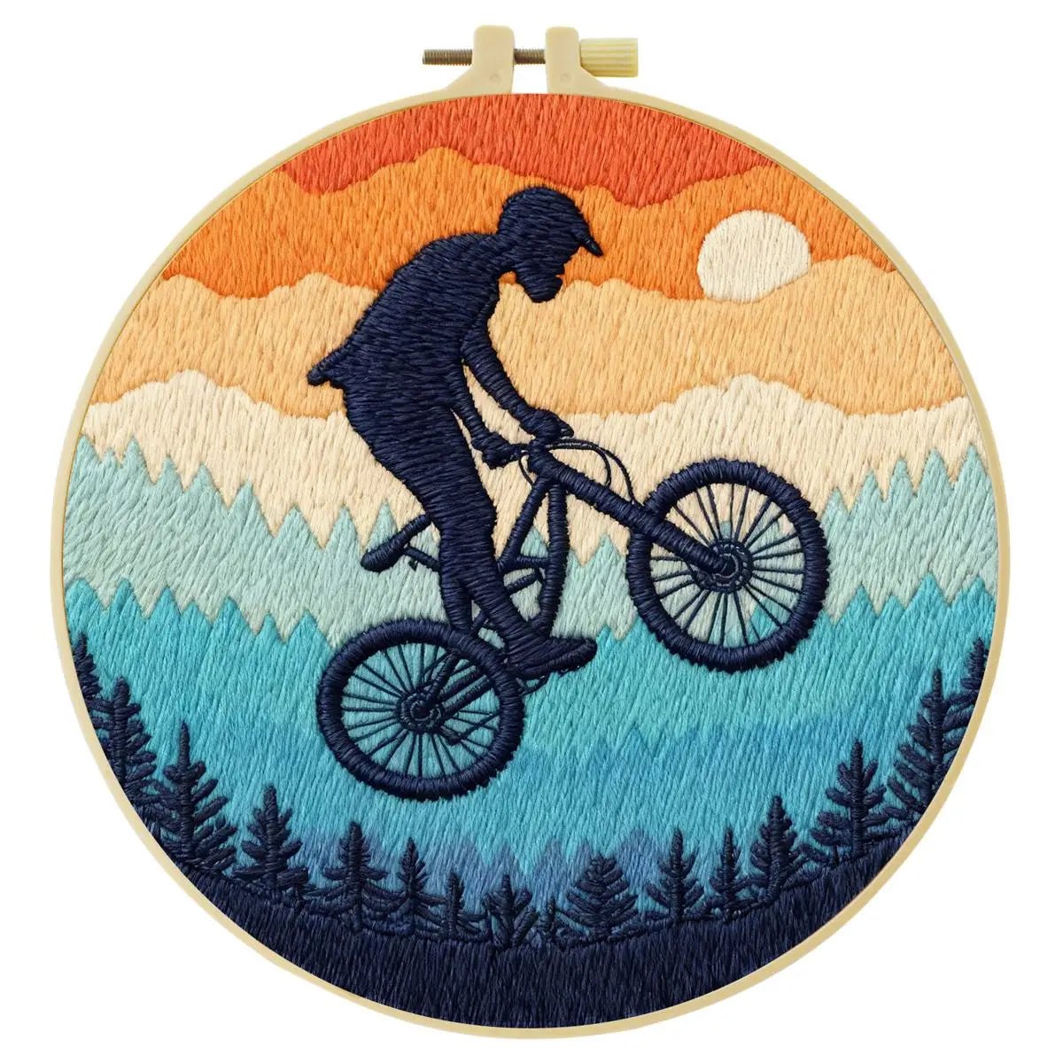 Embroidery DIY Starter Kit - Extreme Sports Bike