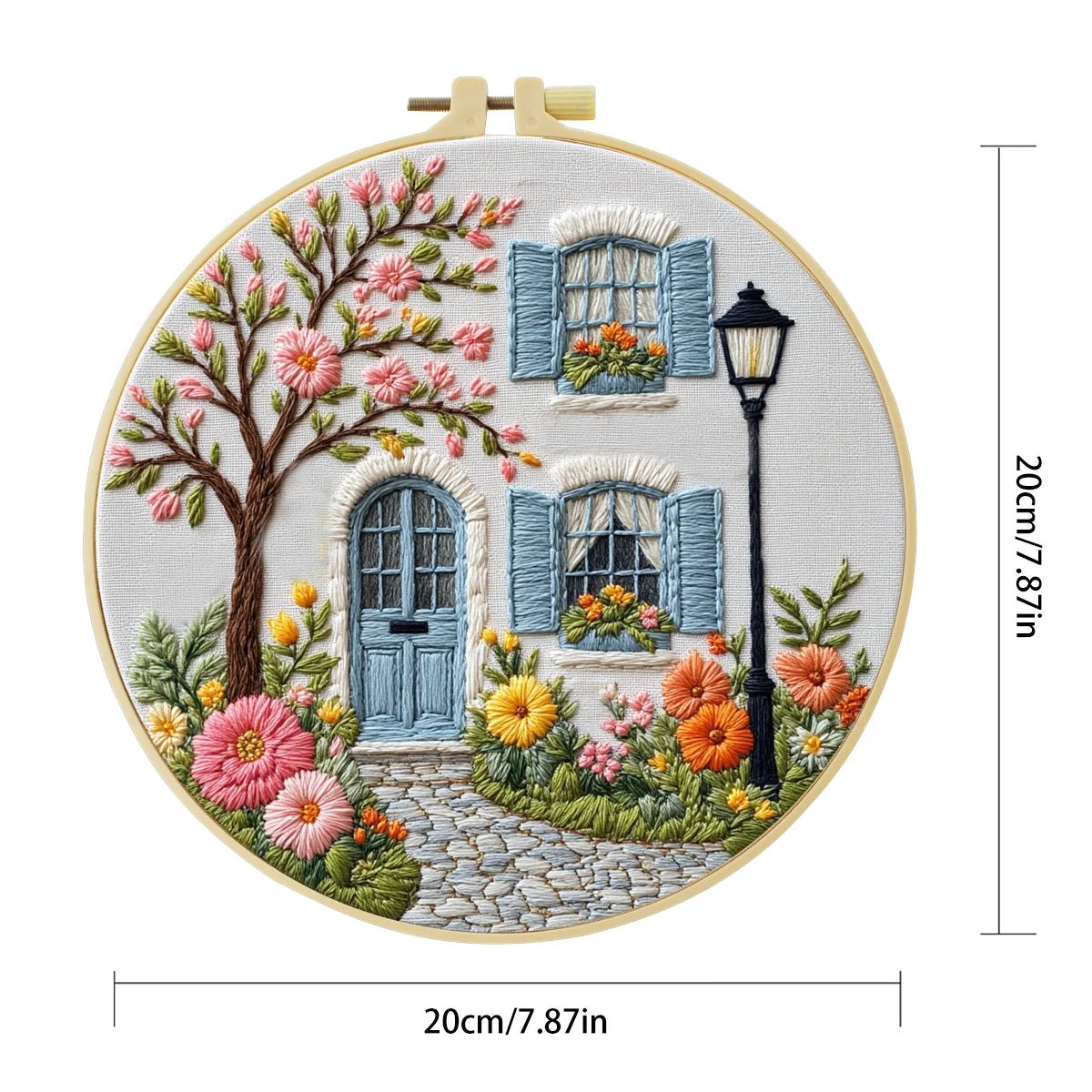 Embroidery DIY Starter Kit - Garden Patio