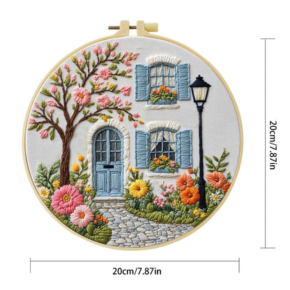 Embroidery DIY Starter Kit - Garden Patio