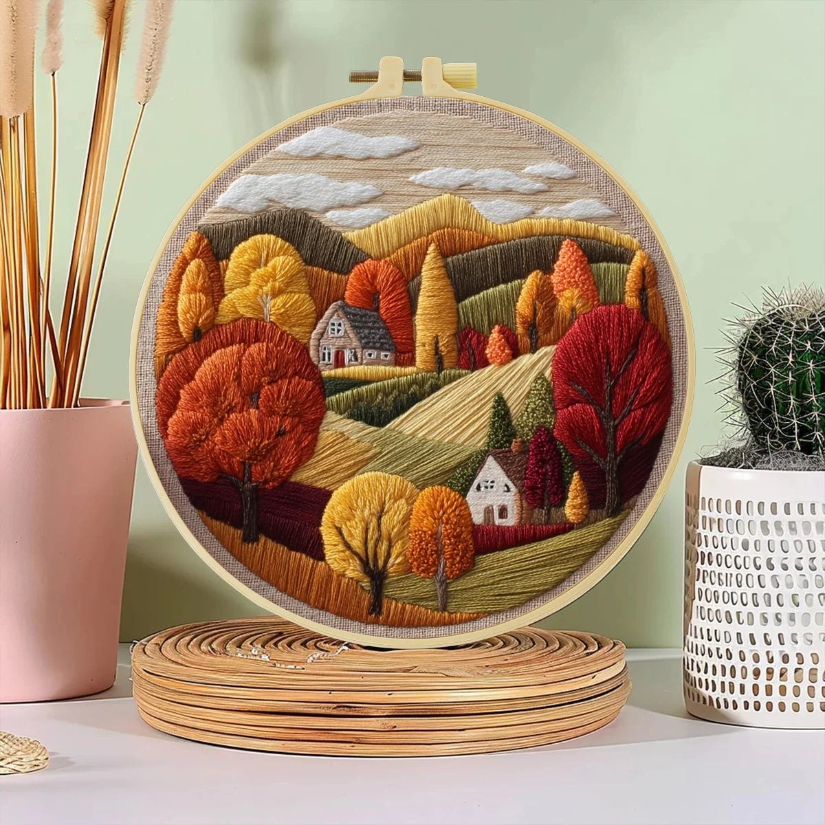 Embroidery DIY Starter Kit - Hill Side Farm