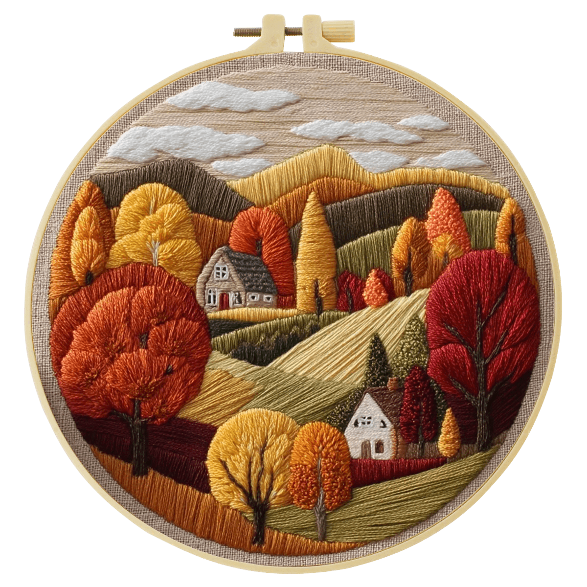 Embroidery DIY Starter Kit - Hill Side Farm