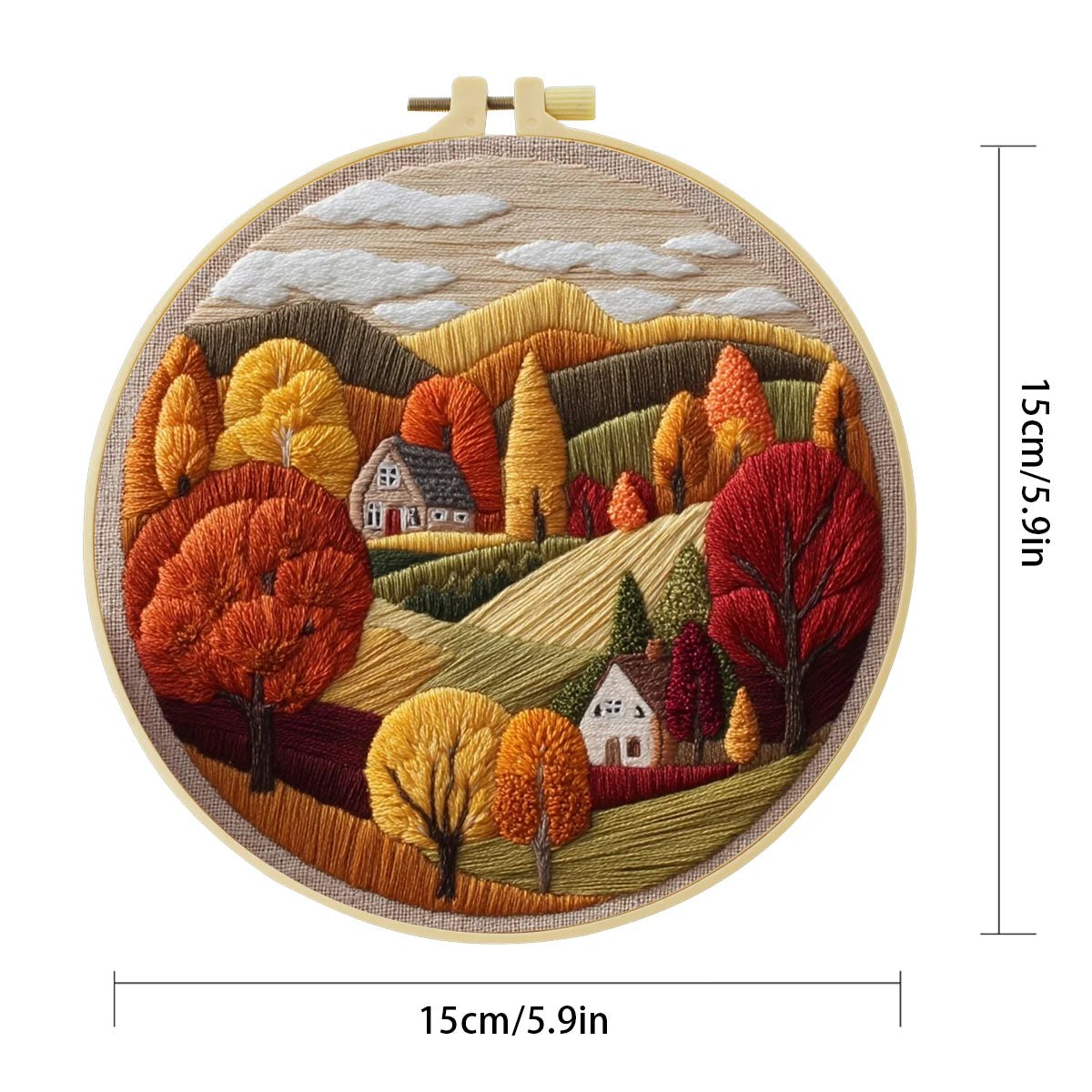 Embroidery DIY Starter Kit - Hill Side Farm