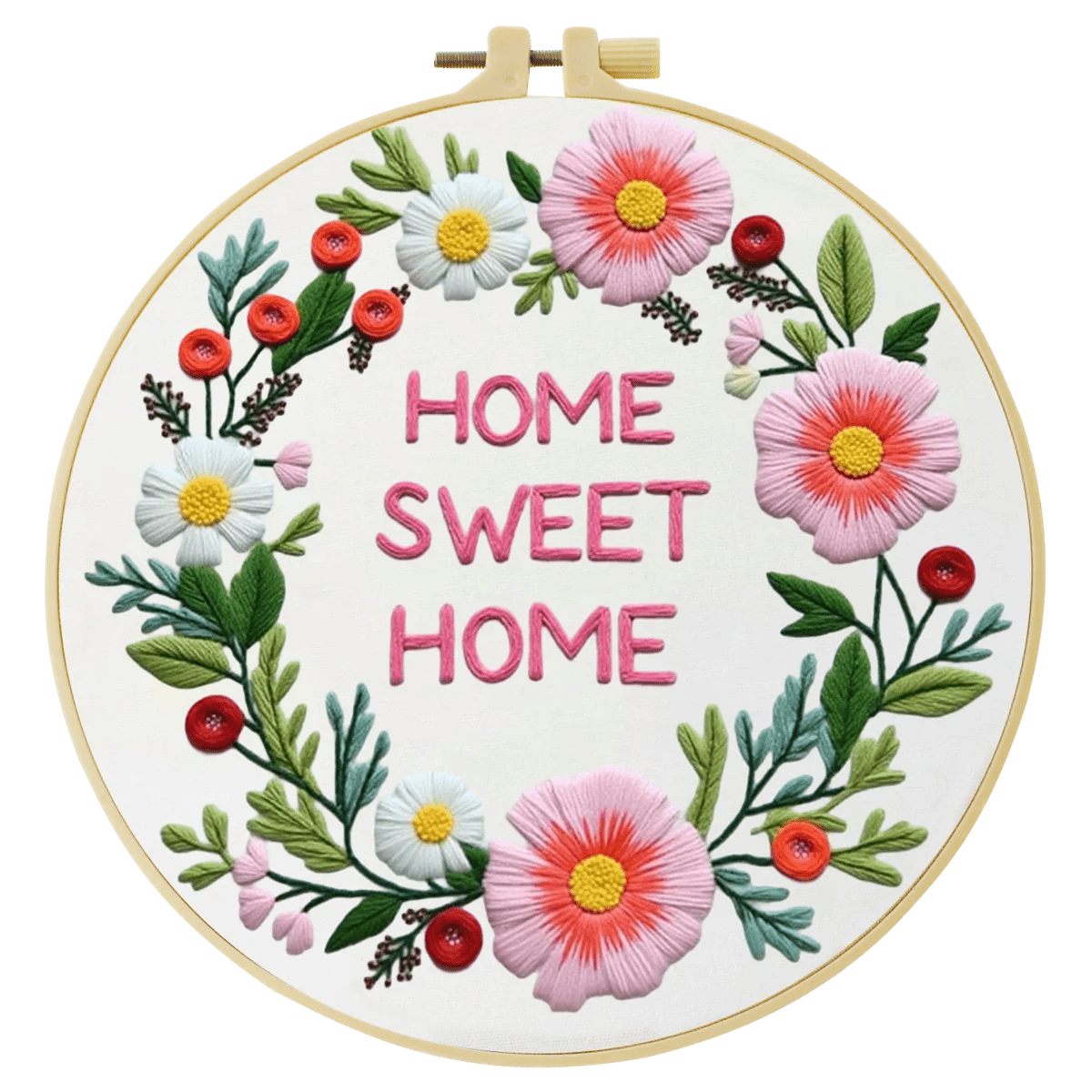 Embroidery DIY Starter Kit - Home Sweet Home Garland