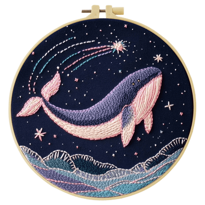 Embroidery DIY Starter Kit - Leaping Whale