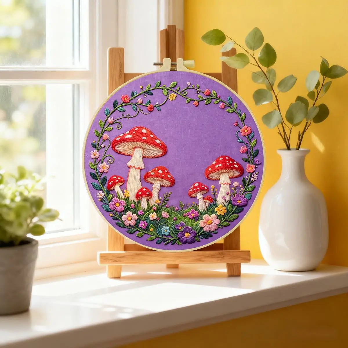 Embroidery DIY Starter Kit - Magical Mushrooms