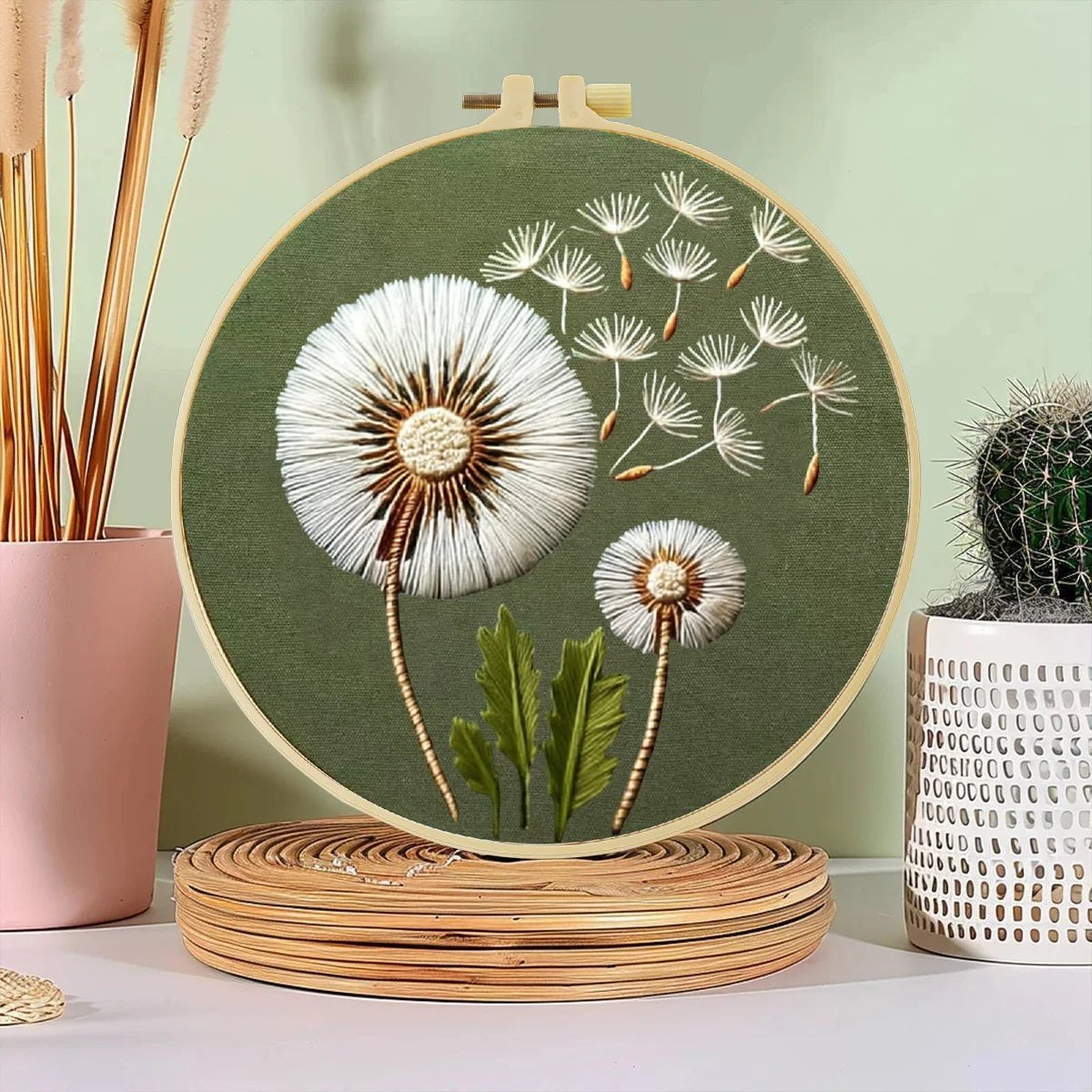 Embroidery DIY Starter Kit - Make a Wish Dandelion