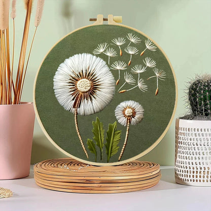 Embroidery DIY Starter Kit - Make a Wish Dandelion