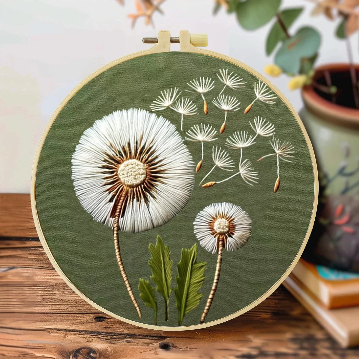 Embroidery DIY Starter Kit - Make a Wish Dandelion